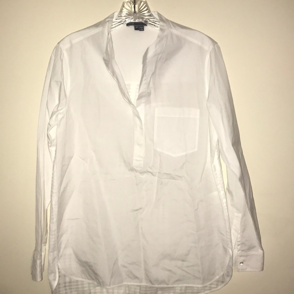 Beautiful Vince Cotton White Blouse